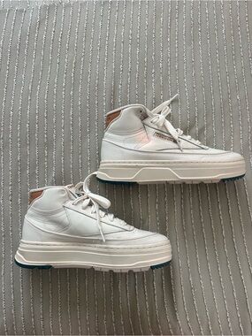 New Reebok Women's White High-Top Platform Sneakers